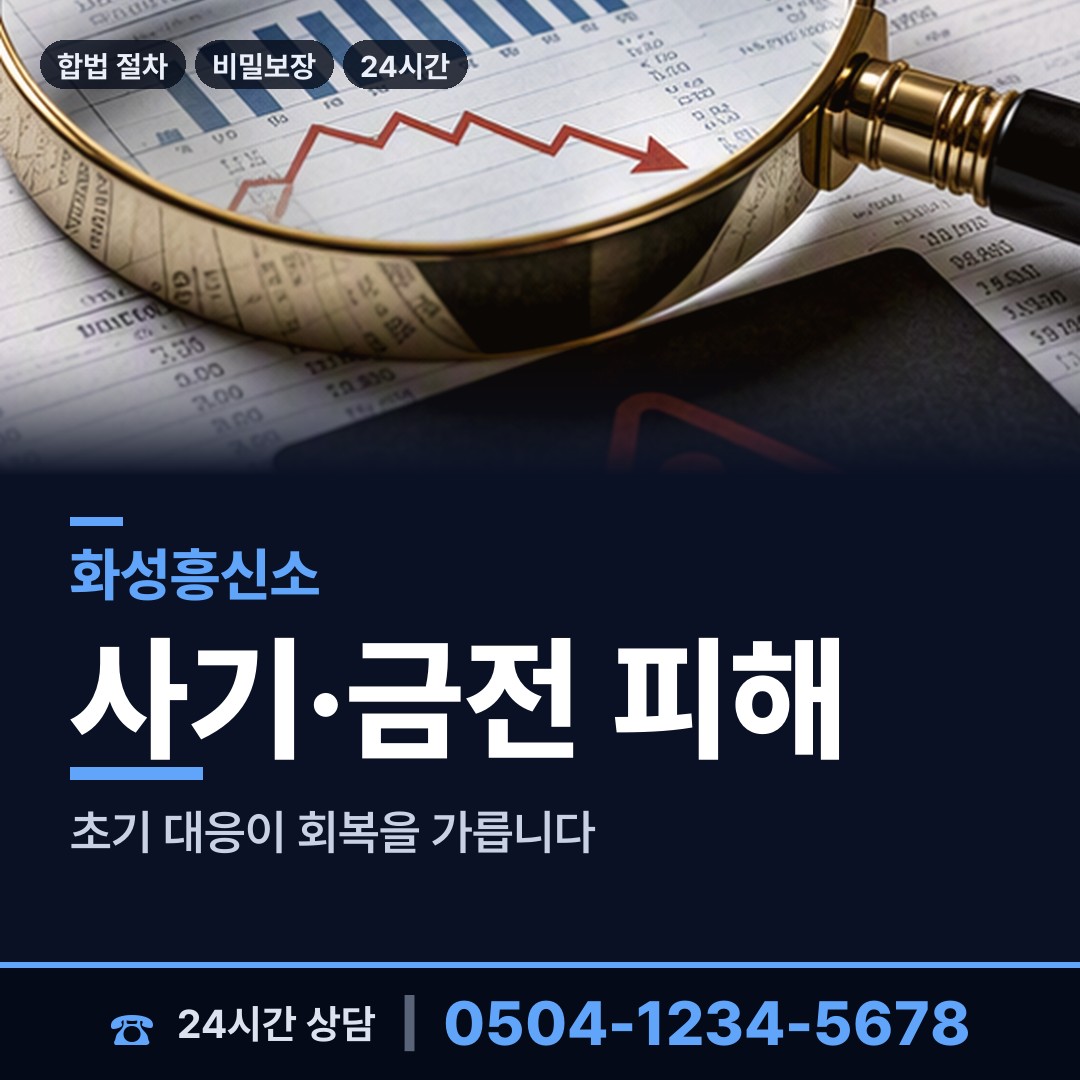 화성 동탄2동 신용조사 상담 안내